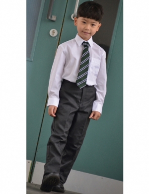 David Luke DL944 Junior Boys Trouser - Grey (Age 1 - 13)